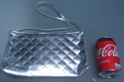 BOLSO MANO PLATEADO